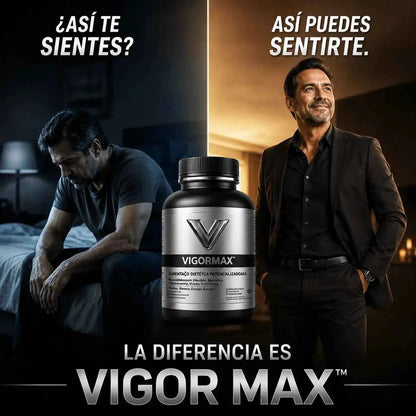 🔥 Vigor Max™ restaura tu energía, tu fuerza y tu confianza en 30 días