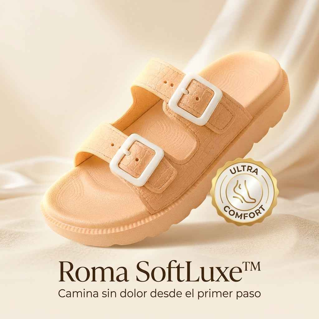 ✨Roma SoftLuxe™ — La sandalia que transforma cada paso en descanso absoluto