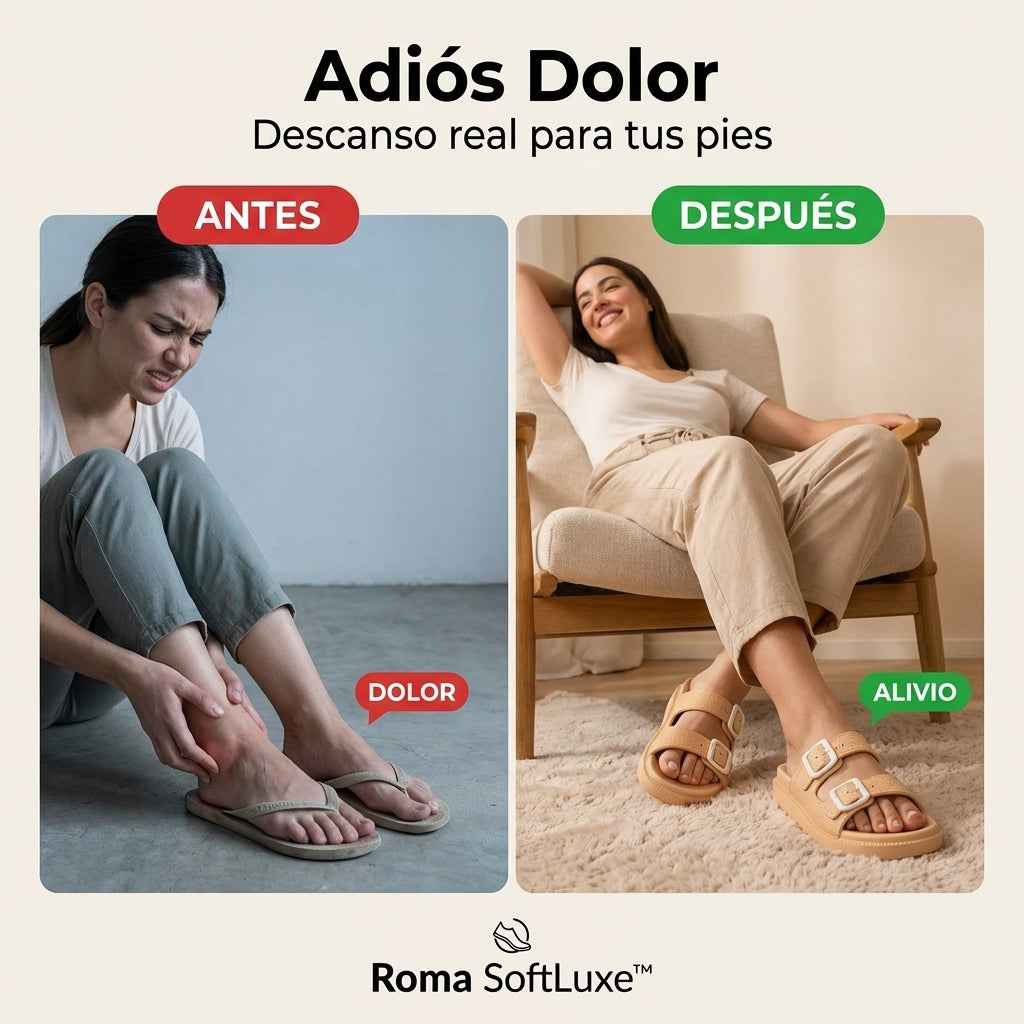 ✨Roma SoftLuxe™ — La sandalia que transforma cada paso en descanso absoluto