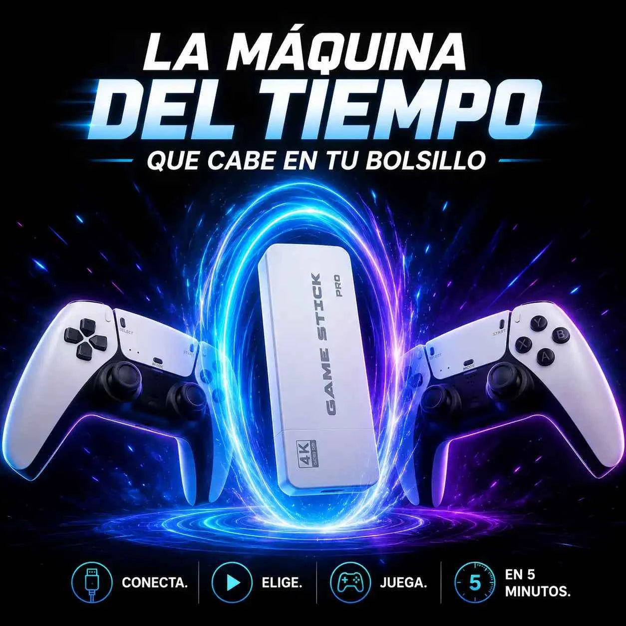 [Stock Limitado] 🎮 Game Stick Pro 4K | No es un juguete — ⚡ es la máquina del tiempo