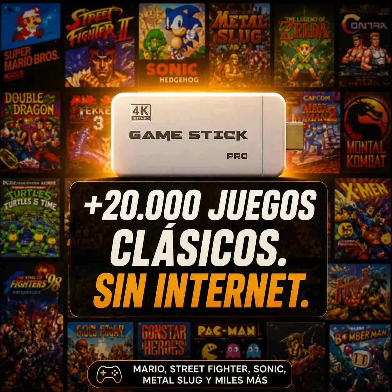 [Stock Limitado] 🎮 Game Stick Pro 4K | No es un juguete — ⚡ es la máquina del tiempo