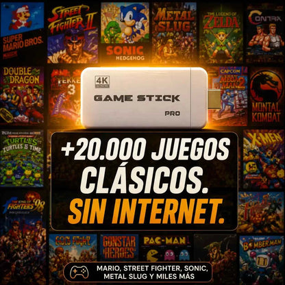 [Stock Limitado] 🎮 Game Stick Pro 4K | No es un juguete — ⚡ es la máquina del tiempo