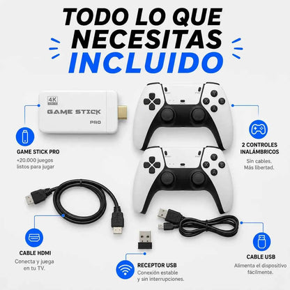 [Stock Limitado] 🎮 Game Stick Pro 4K | No es un juguete — ⚡ es la máquina del tiempo